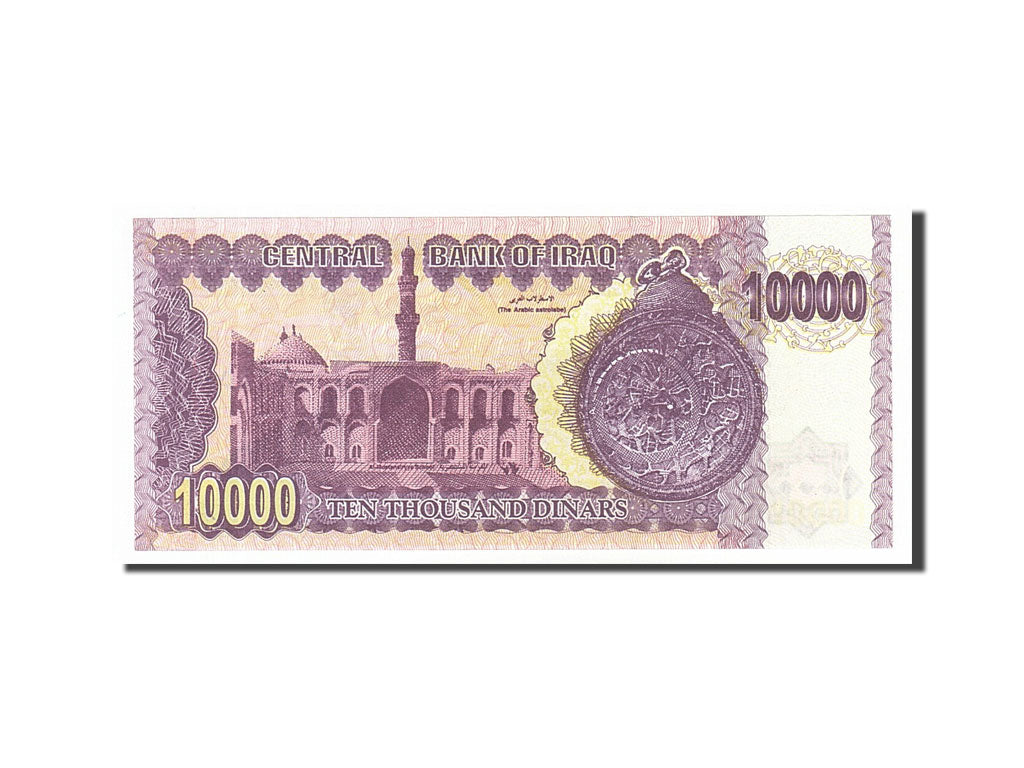 Banknot, Irak, 10,000 Dinars, 2002, UNC(65-70)