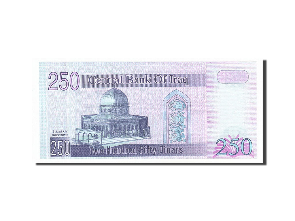 Banknote, Iraq, 250 Dinars, 2002, UNC(65-70)