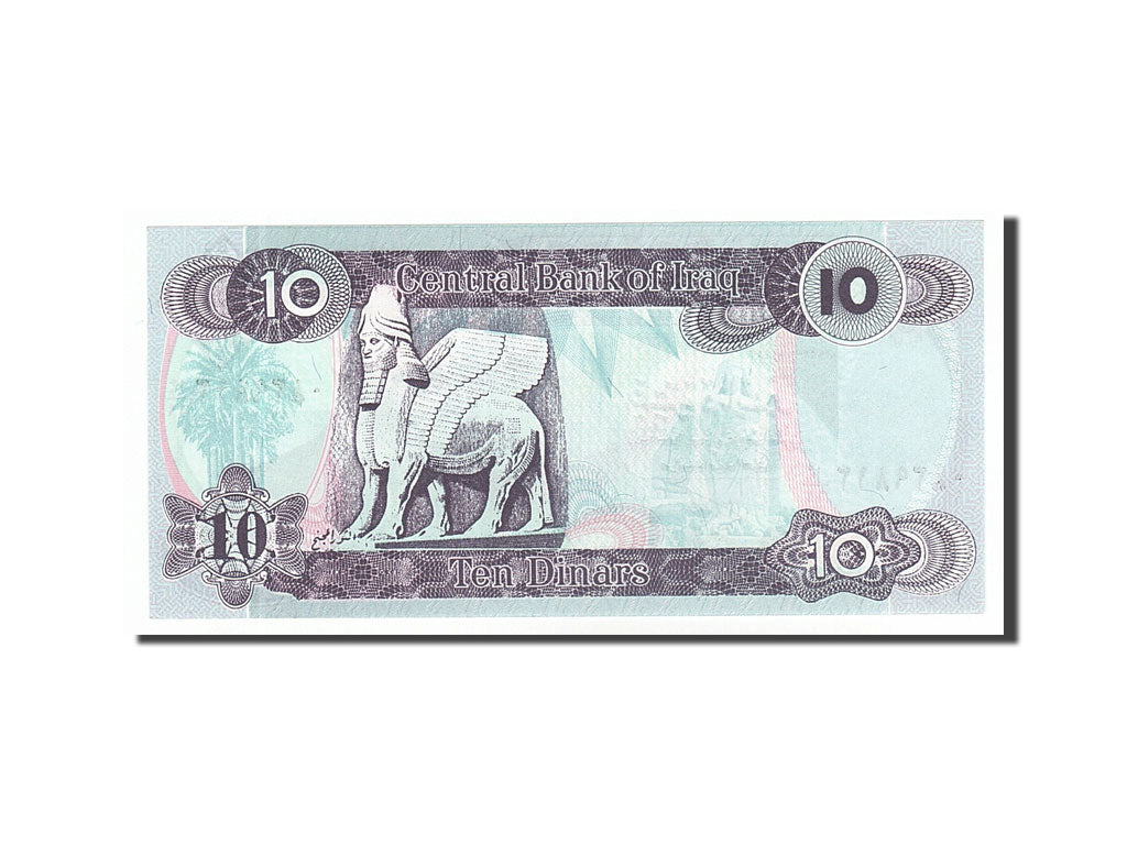 Banknote, Iraq, 10 Dinars, 1992, UNC(65-70)