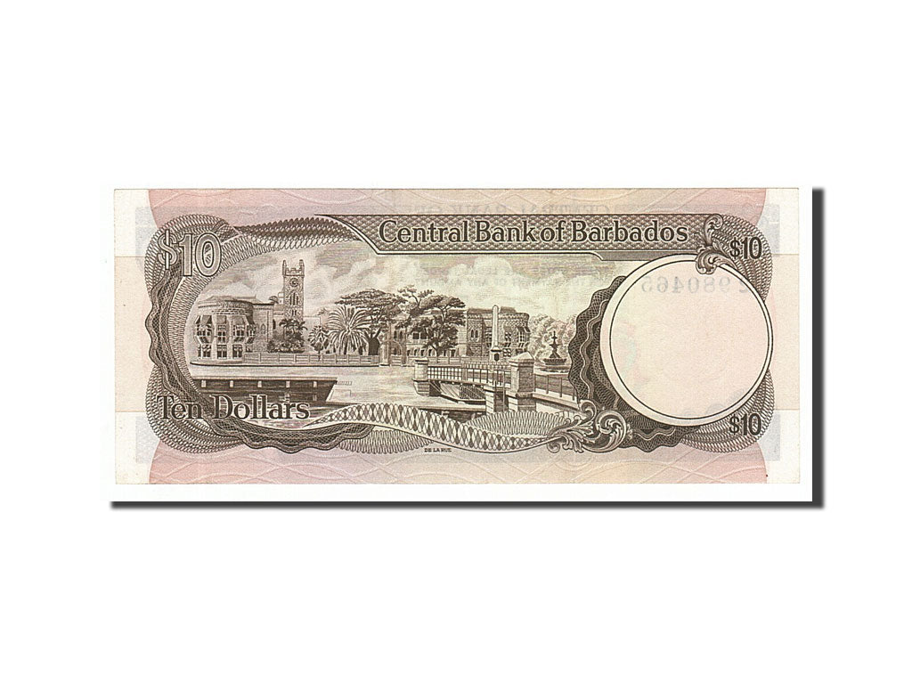 Banknote, Barbados, 10 Dollars, 1973, UNC(65-70)