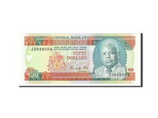 Billet, Barbados, 50 Dollars, 1989, NEUF