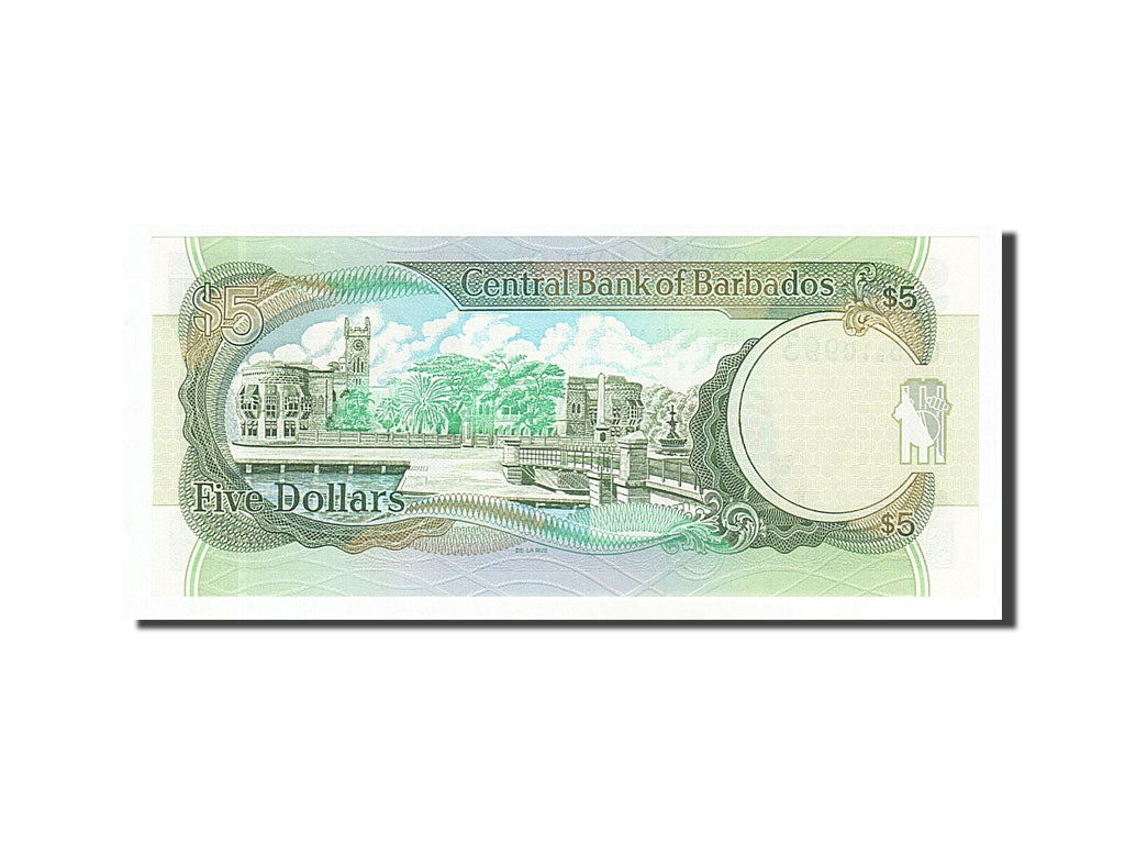 Barbados, 5 Dollars, 1999, UNC(65-70), G25910993