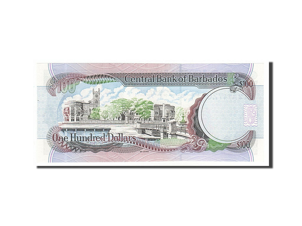 Billete, 100 Dollars, 1999, Barbados, UNC
