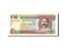 Geldschein, Barbados, 10 Dollars, 2000, UNZ
