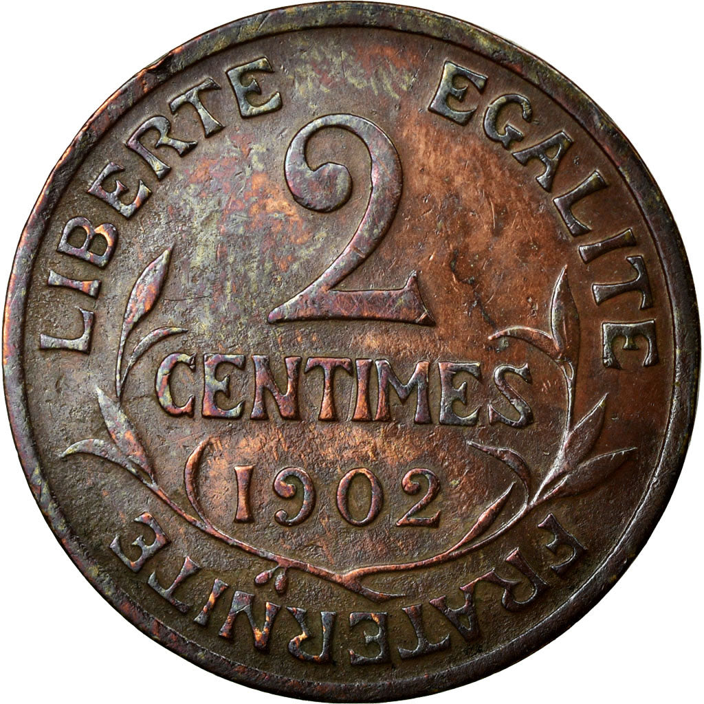 Coin, France, Dupuis, 2 Centimes, 1902, Paris, EF(40-45), Bronze, KM:841