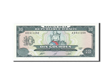 Banknote, Haiti, 10 Gourdes, 1991, UNC(65-70)