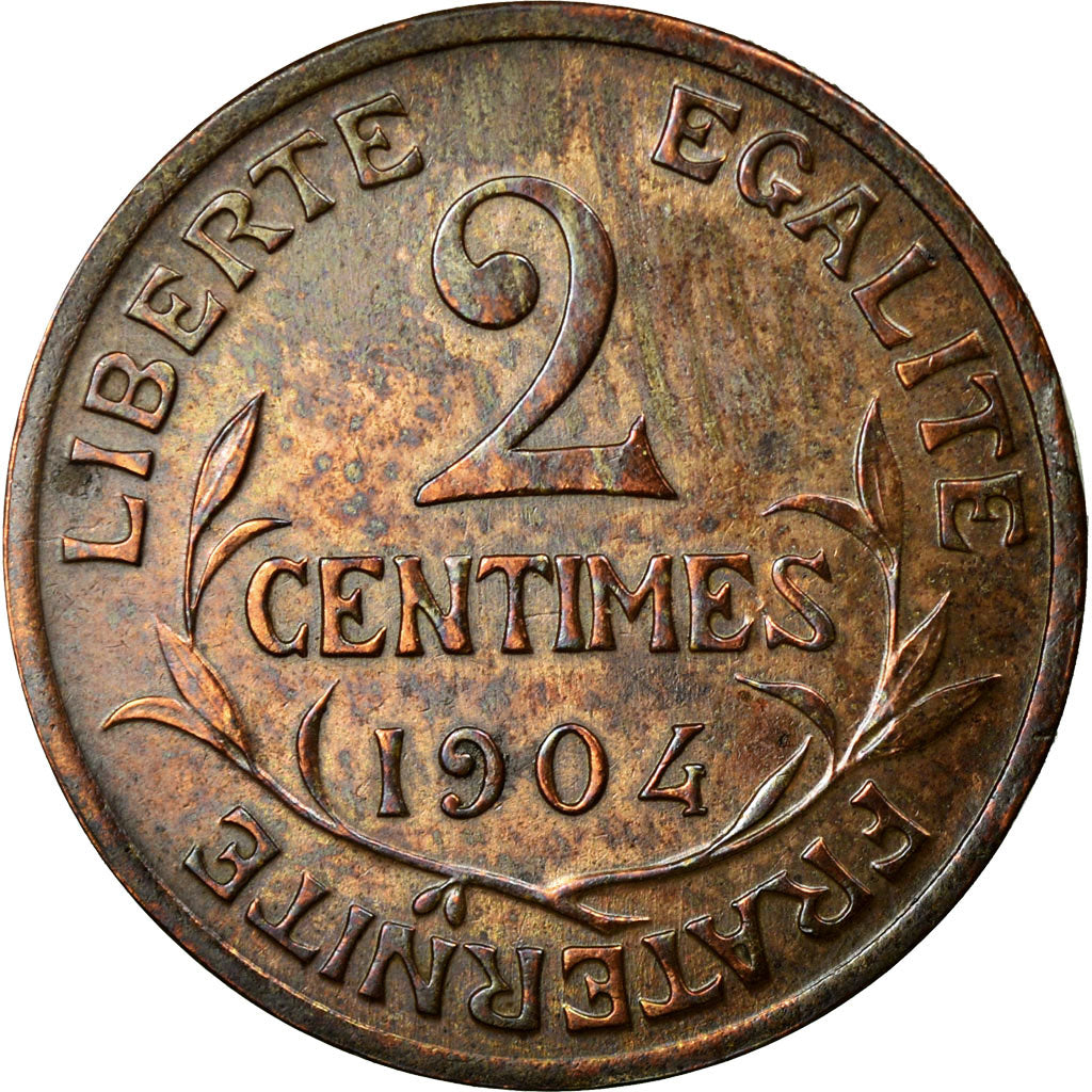 Coin, France, Dupuis, 2 Centimes, 1904, Paris, EF(40-45), Bronze, KM:841