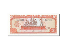 Banconote, Haiti, 5 Gourdes, 1992, SPL