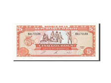 Banknote, Haiti, 5 Gourdes, 1992, UNC(63)