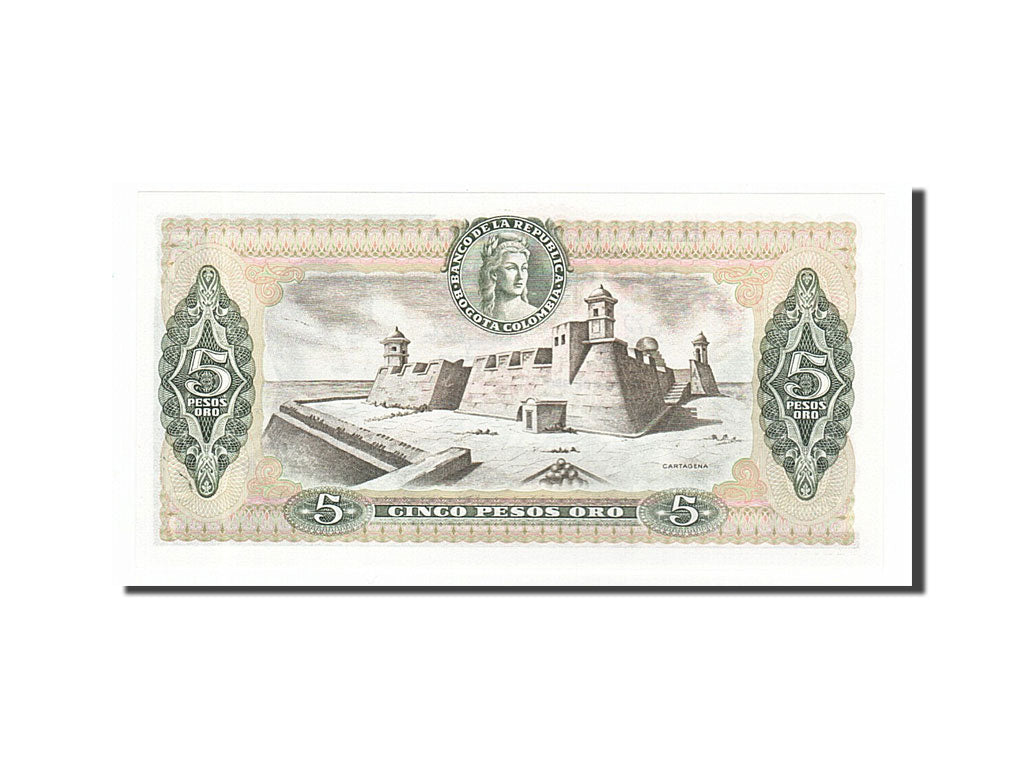 Banknote, Colombia, 5 Pesos Oro, 1980, 1980-01-01, UNC(65-70)