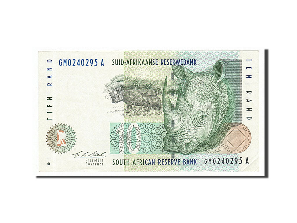 Banknote, South Africa, 10 Rand, 1993, AU(55-58)