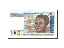 Biljet, Madagascar, 1000 Francs = 200 Ariary, 1994, SUP+