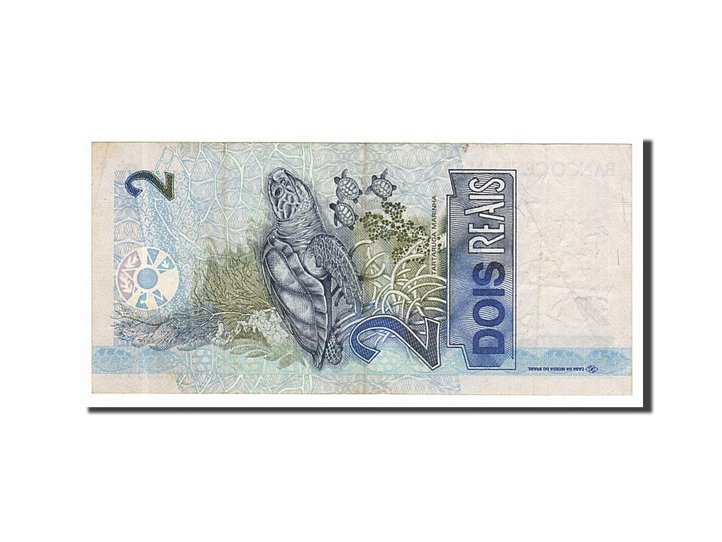 Banknote, Brazil, 2 Reais, 2001, EF(40-45)