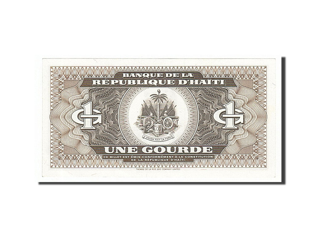 Haiti, 1 Gourde, 1992, KM #259a, UNC(60-62), AY265804