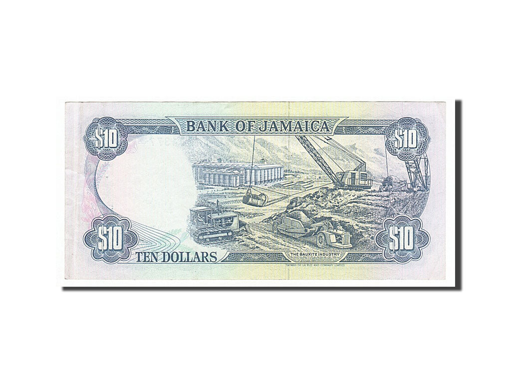 Banknote, Jamaica, 10 Dollars, 1994, 1994-03-01, AU(55-58)