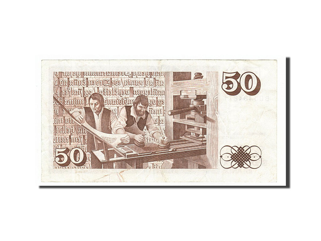 Iceland, 50 Krónur, 1981, KM #49a, AU(50-53), BO0484821