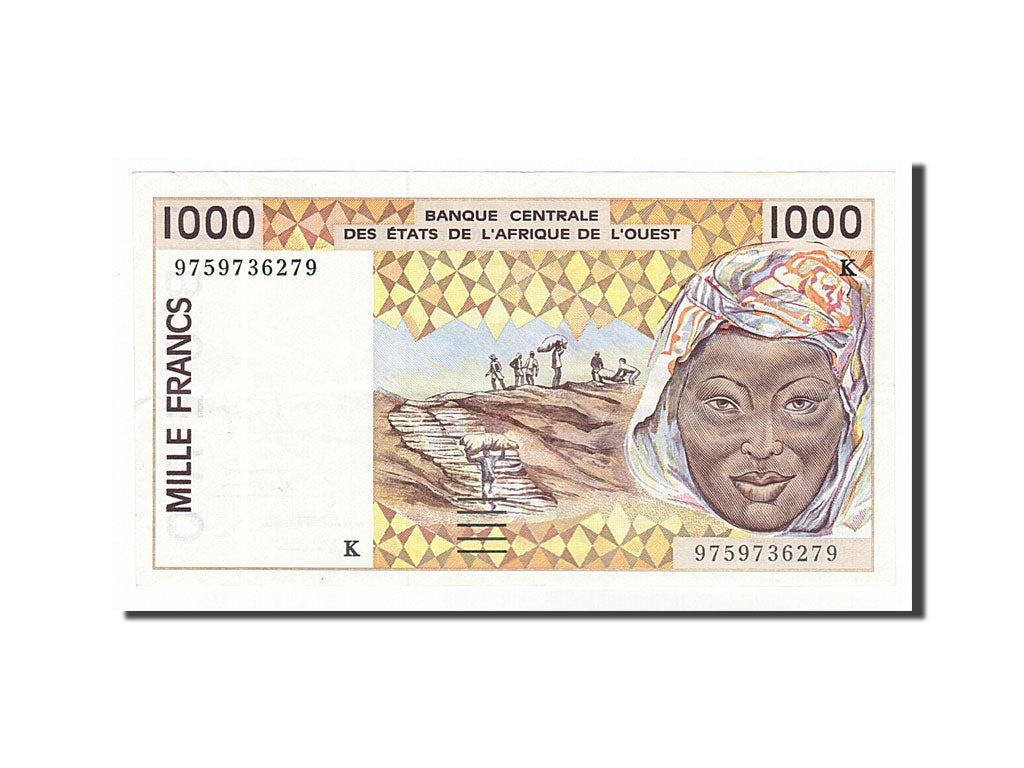 Banconote, Stati dell'Africa occidentale, 1000 Francs, 1997, SPL-
