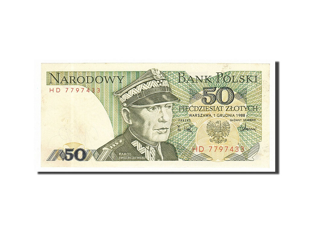 Banknote, Poland, 50 Zlotych, 1988, 1988-12-01, UNC(63)
