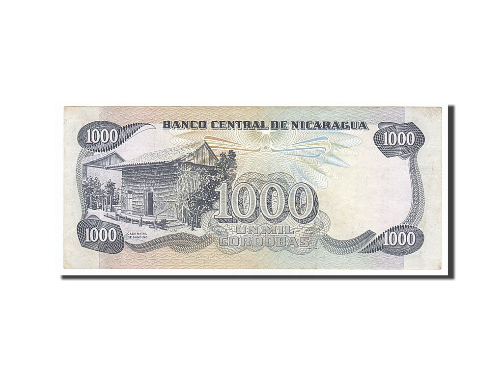 Banknote, Nicaragua, 1000 Cordobas, 1987, AU(50-53)