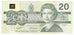 Canada, 20 Dollars, 1991, KM #97d, AU(55-58), EWE2003538