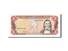 Dominican Republic, 5 Pesos Oro, 1990, KM #131, AU(50-53), E992514