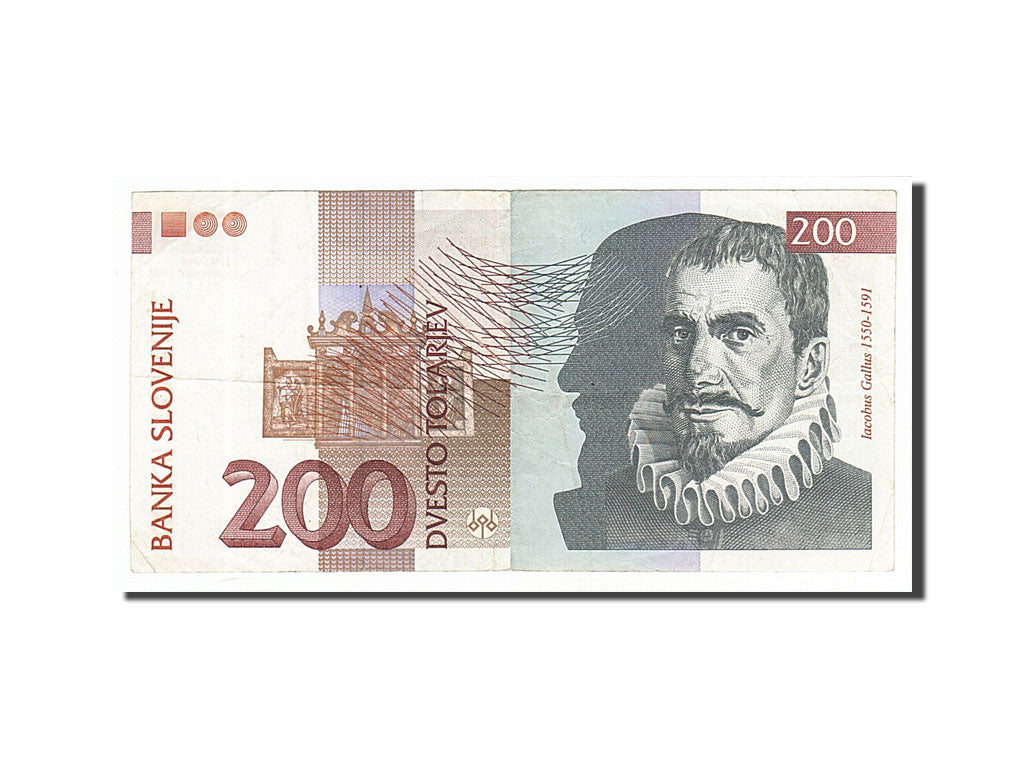 Slovenia, 200 Tolarjev, 1997, KM #15b, 1997-10-08, EF(40-45), RP499203
