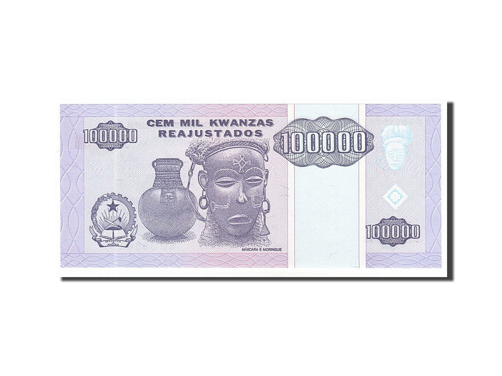 Billete, 10,000 Kwanzas Reajustados, 1995, Angola, 1995-05-01, UNC