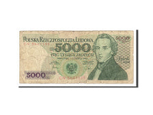 Billet, Pologne, 5000 Zlotych, 1982, 1982-06-01, TB