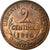Moneda, Francia, Dupuis, 2 Centimes, 1916, Paris, MBC, Bronce, KM:841