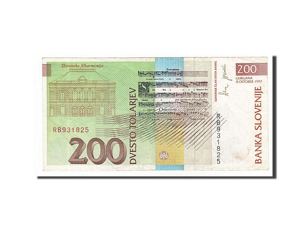Slovénie, 200 Tolarjev type Gallus
