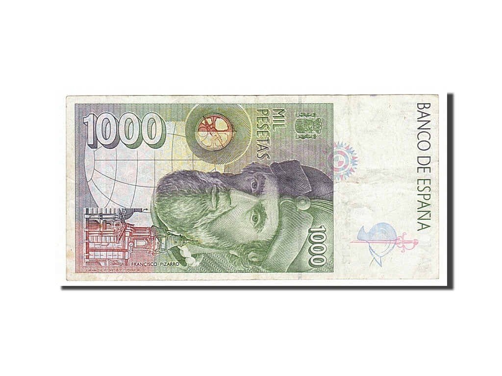 Banknote, Spain, 1000 Pesetas, 1992, 1992-10-12, EF(40-45)