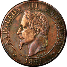 Moneda, Francia, Napoleon III, Napoléon III, 2 Centimes, 1861, Bordeaux, MBC