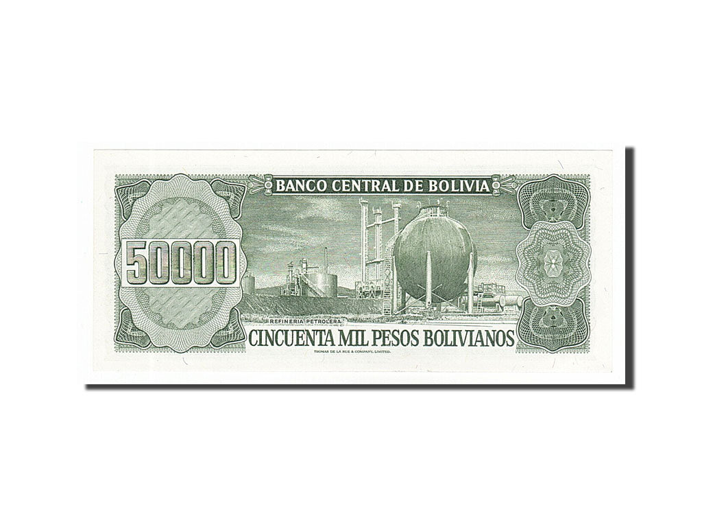 Banknote, Bolivia, 50,000 Pesos Bolivianos, 1984, 1984-06-05, UNC(65-70)