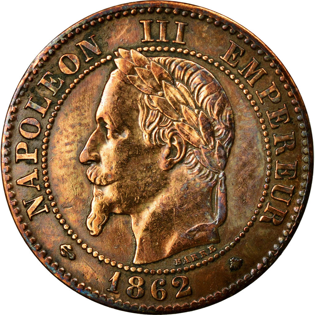 Monnaie, France, Napoleon III, Napoléon III, 2 Centimes, 1862, Paris, TTB