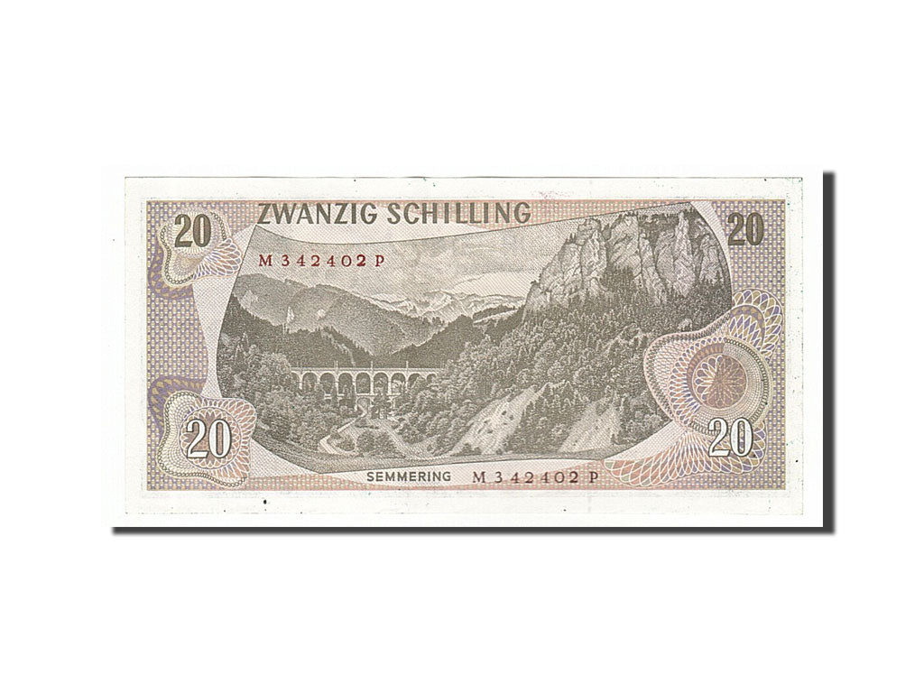 Austria, 20 Schilling, 1967, KM #142a, 1967-07-02, UNC(60-62), M342402P