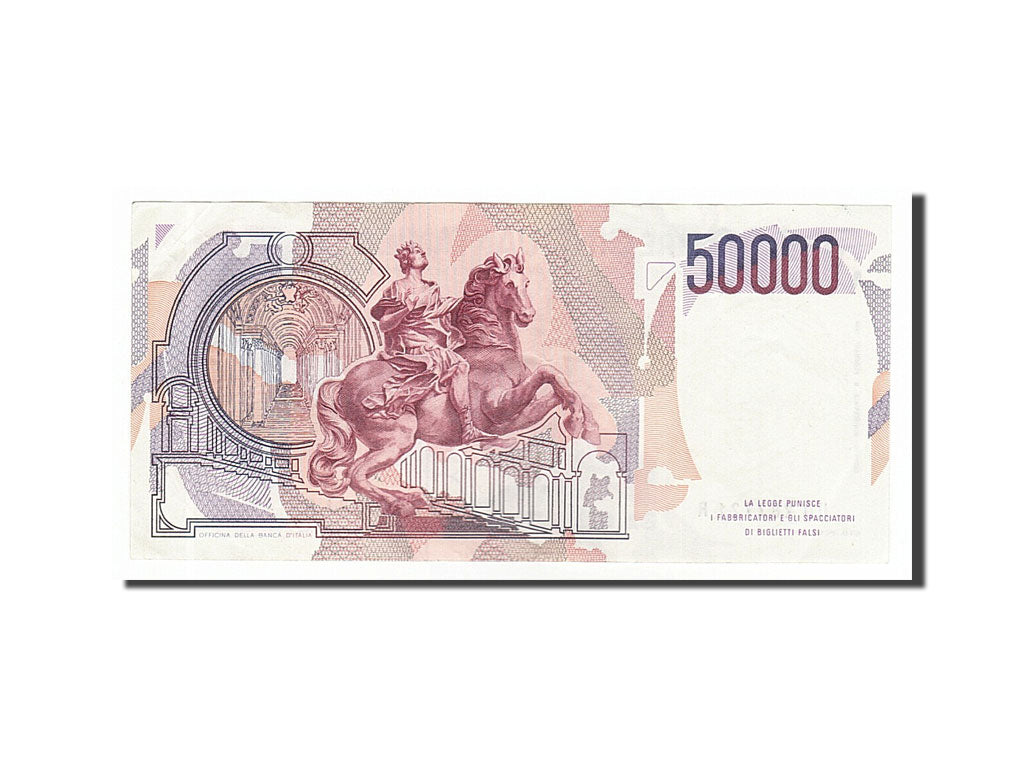 Banknote, Italy, 50,000 Lire, 1984, 1984-02-06, AU(55-58)