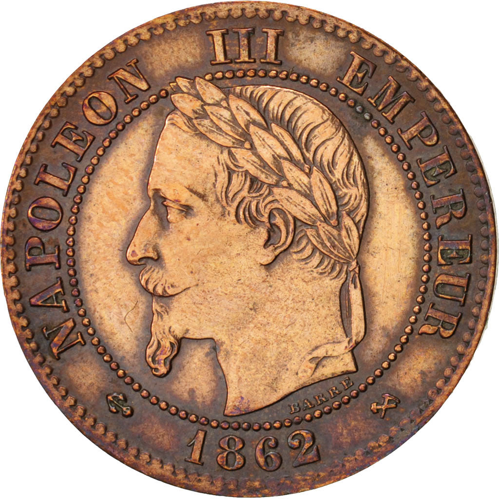 Coin, France, Napoleon III, Napoléon III, 2 Centimes, 1862, Bordeaux
