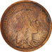 France, Dupuis, 2 Centimes, 1920, Paris, EF(40-45), Bronze, KM:841, Gadoury:107