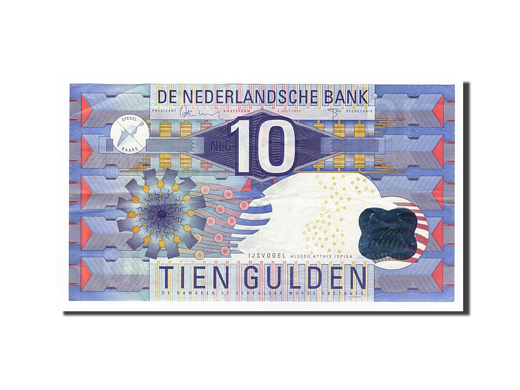 Pays-Bas, 10 Gulden type 1989-97