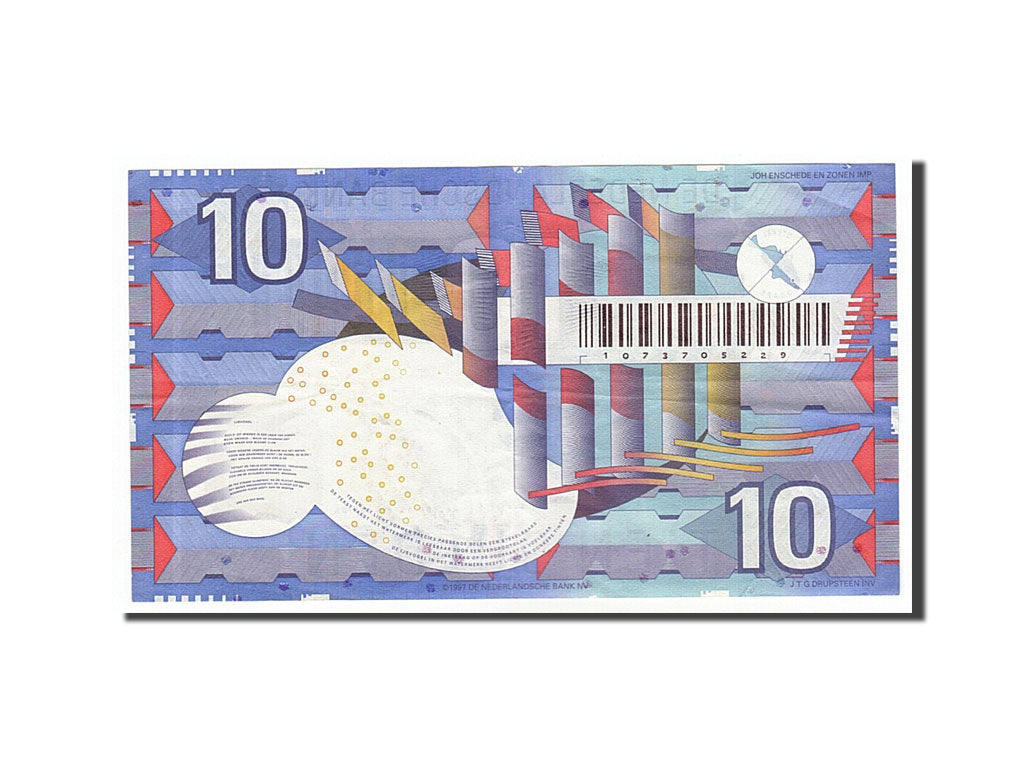 Pays-Bas, 10 Gulden type 1989-97