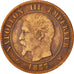 Francia, Napoleon III, Napoléon III, 2 Centimes, 1857, Lille, MB, Bronzo, KM...