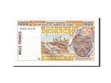 Banknote, West African States, 1000 Francs, 1996, AU(55-58)