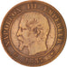 France, Napoléon III, 2 Centimes, 1857, Paris, VF(20-25), Bronze, KM 776.1