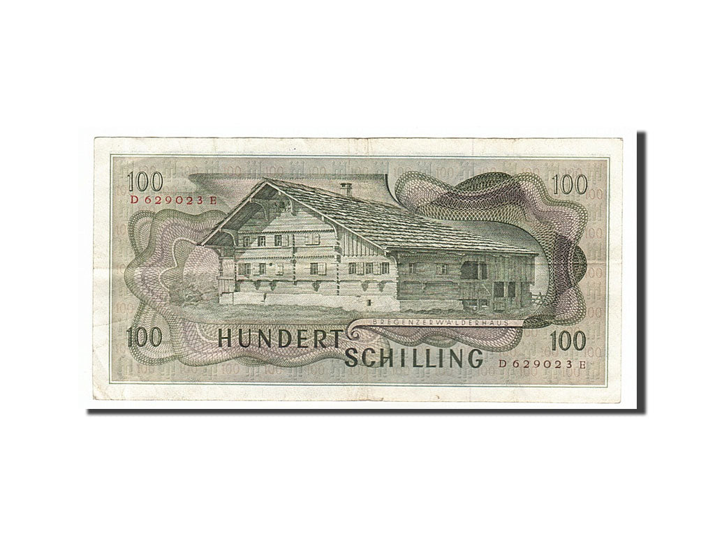 Banknote, Austria, 100 Schilling, 1969, 1969-01-02, EF(40-45)