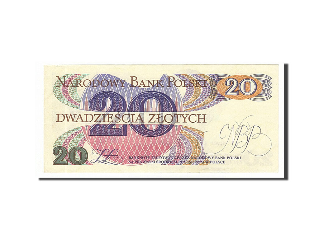 Banknote, Poland, 20 Zlotych, 1982, 1982-06-01, UNC(63)
