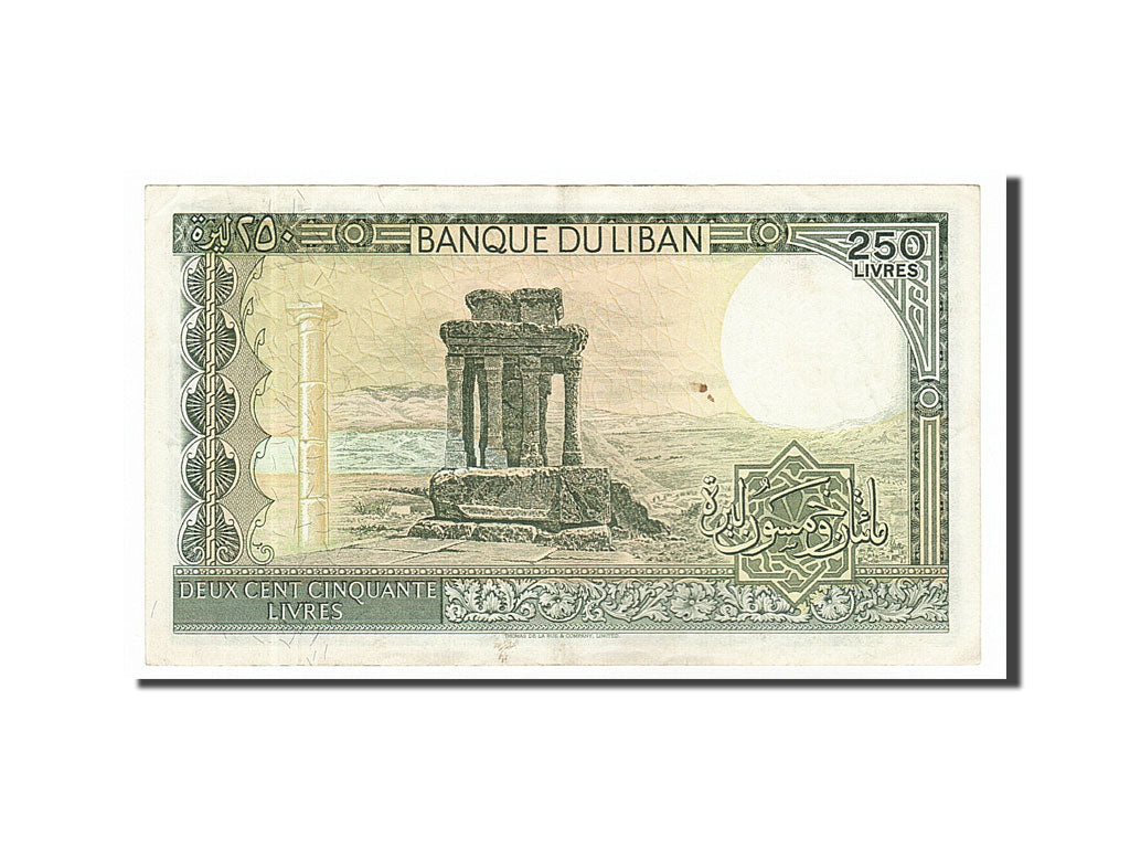 Banknote, Lebanon, 250 Livres, 1987, EF(40-45)