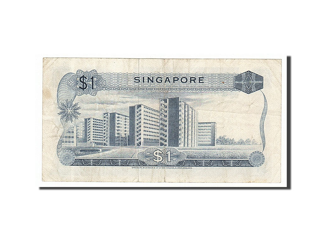 Banknote, Singapore, 1 Dollar, 1971, EF(40-45)