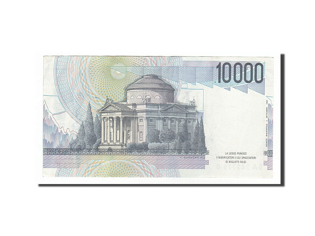 Banknote, Italy, 10,000 Lire, 1984, 1984-09-03, AU(55-58)