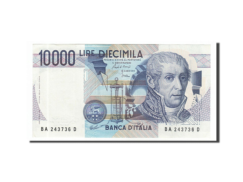 Banknote, Italy, 10,000 Lire, 1984, 1984-09-03, AU(55-58)