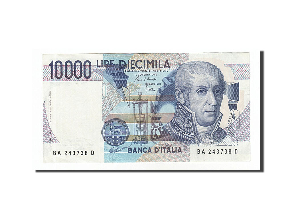 Banknote, Italy, 10,000 Lire, 1984, 1984-09-03, AU(55-58)